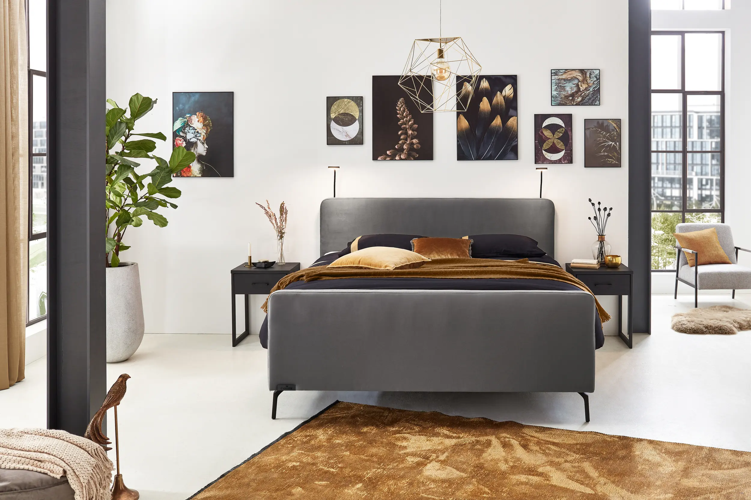Boxspring Caresse 3010 elektrisch met voetbord