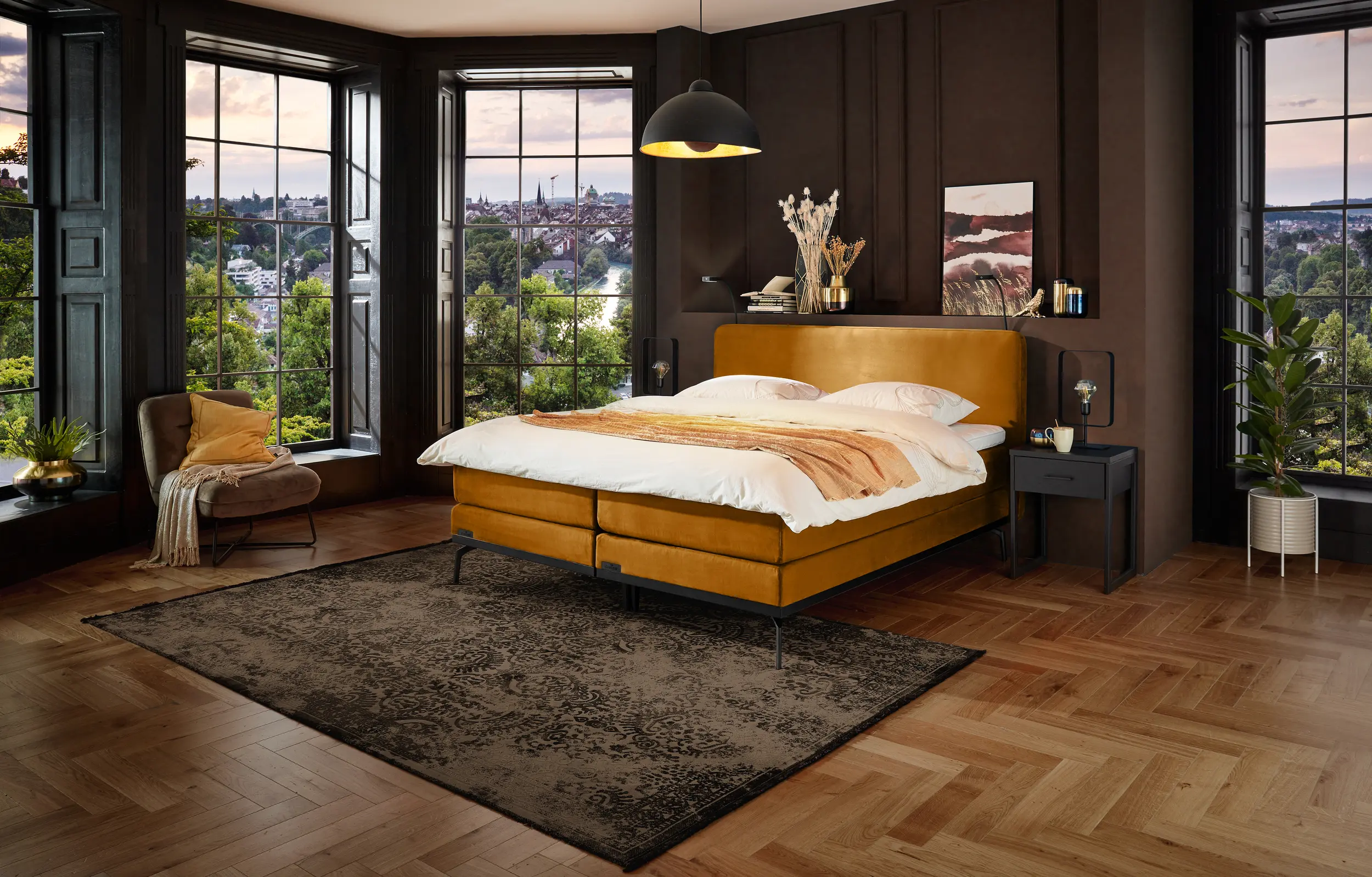 Boxspring Caresse 3050 vlak
