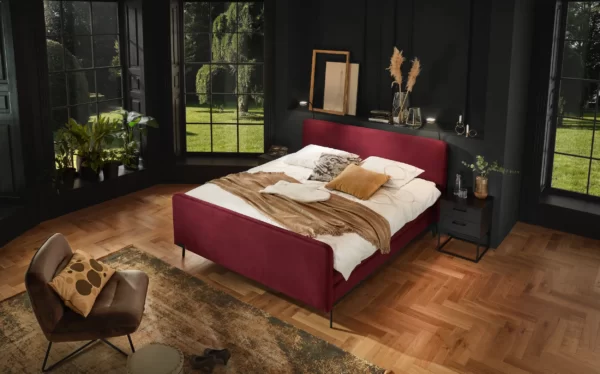 Boxspring Caresse 3060 vlak met voetbord