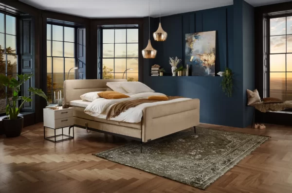 Boxspring Caresse 3310 elektrisch met voetbord