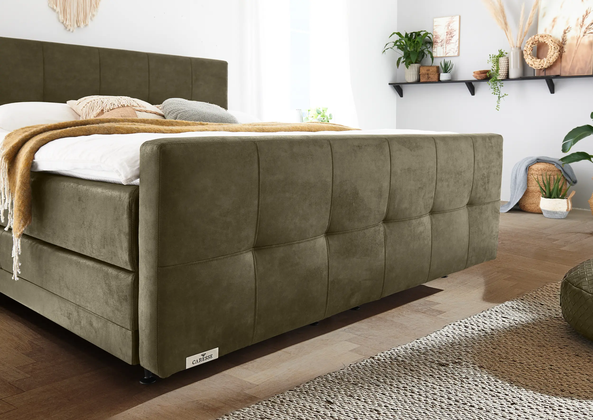 Boxspring Caresse 7010 Elektrisch incl voetbord - Afbeelding 3