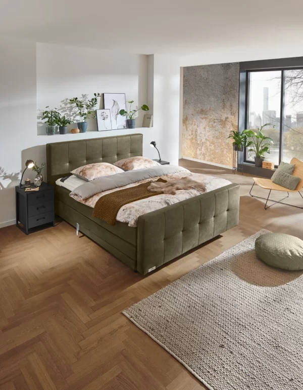 Boxspring Caresse 7010 Elektrisch incl voetbord