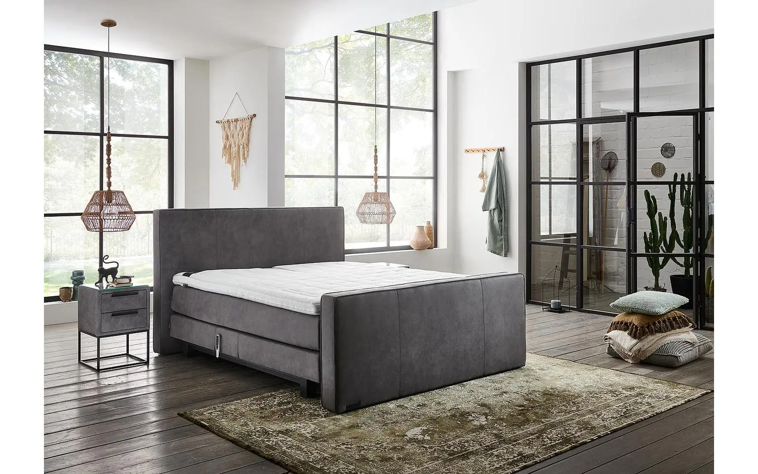 Boxspring Caresse 6010 Elektrisch incl voetbord - Afbeelding 3