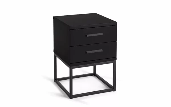 Nachtkastje Frame 2 lade black