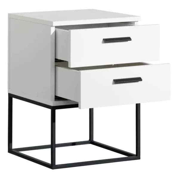 Nachtkastje Frame 2 lade white