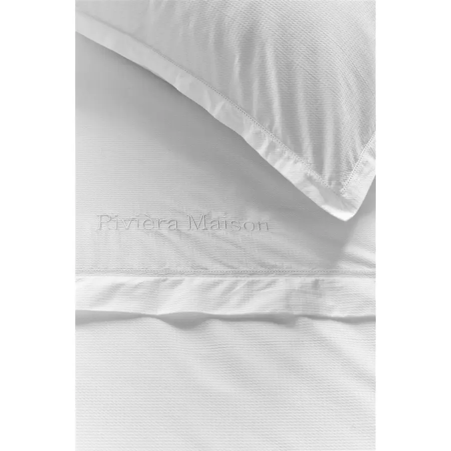 Riviera Maison Retreat White 140x200cm - Afbeelding 2