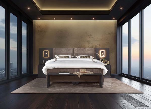 Boxspring Serta Maestro Wood