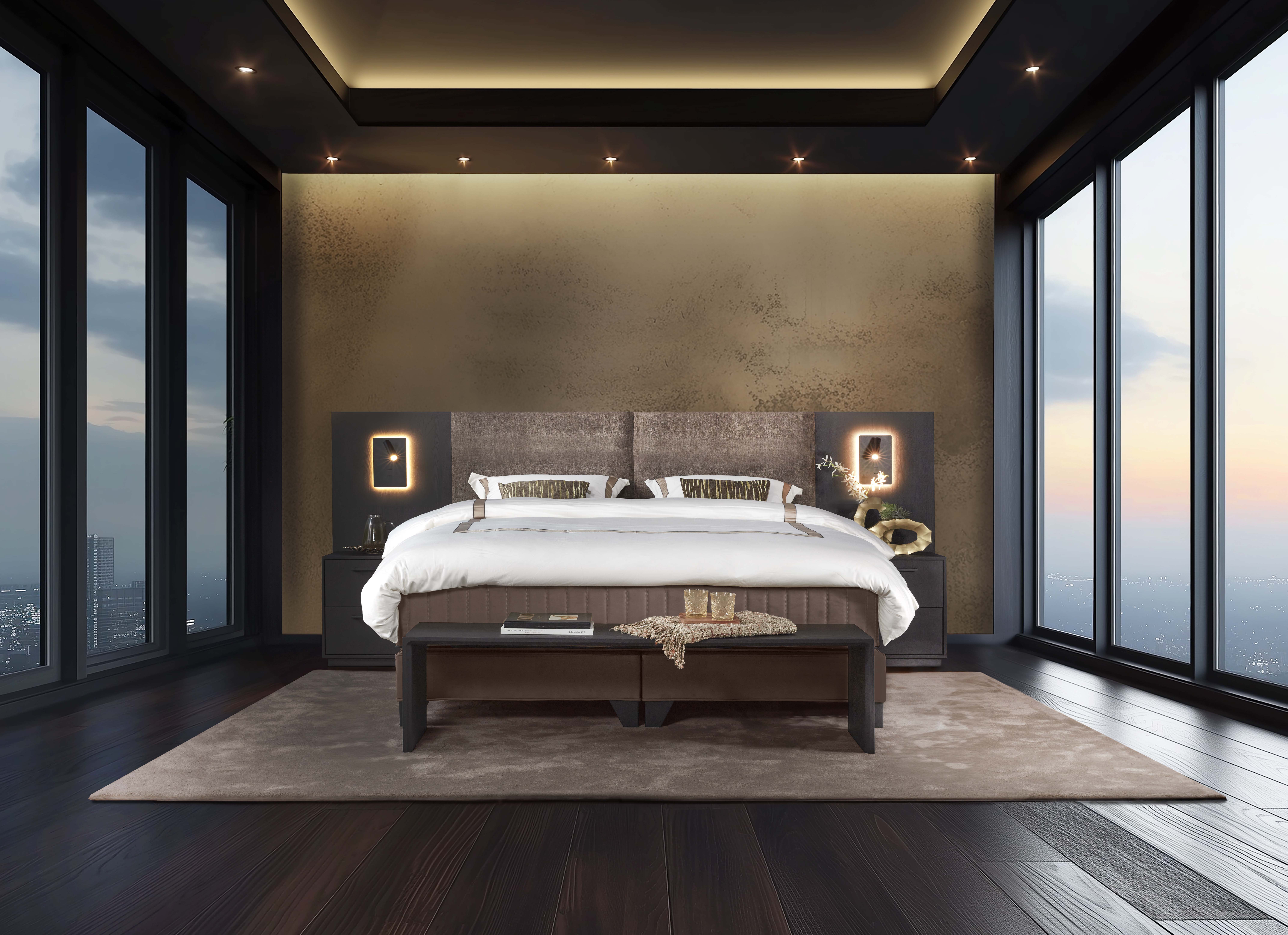 Boxspring Serta Maestro Wood