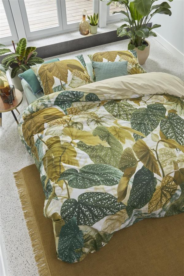 Beddinghouse Begonia Olive Green 240x200cm
