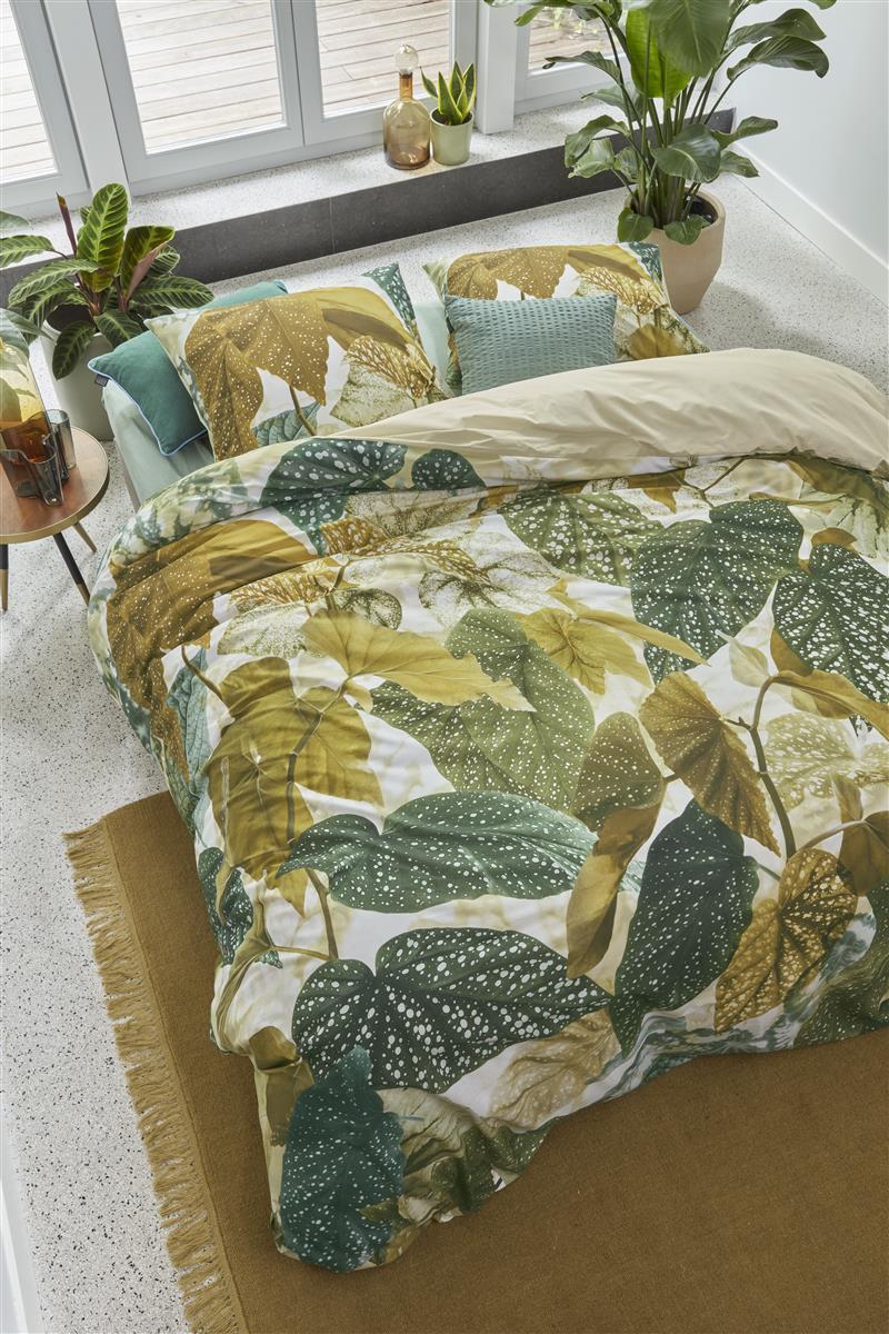 Beddinghouse Begonia Olive Green 240x200cm