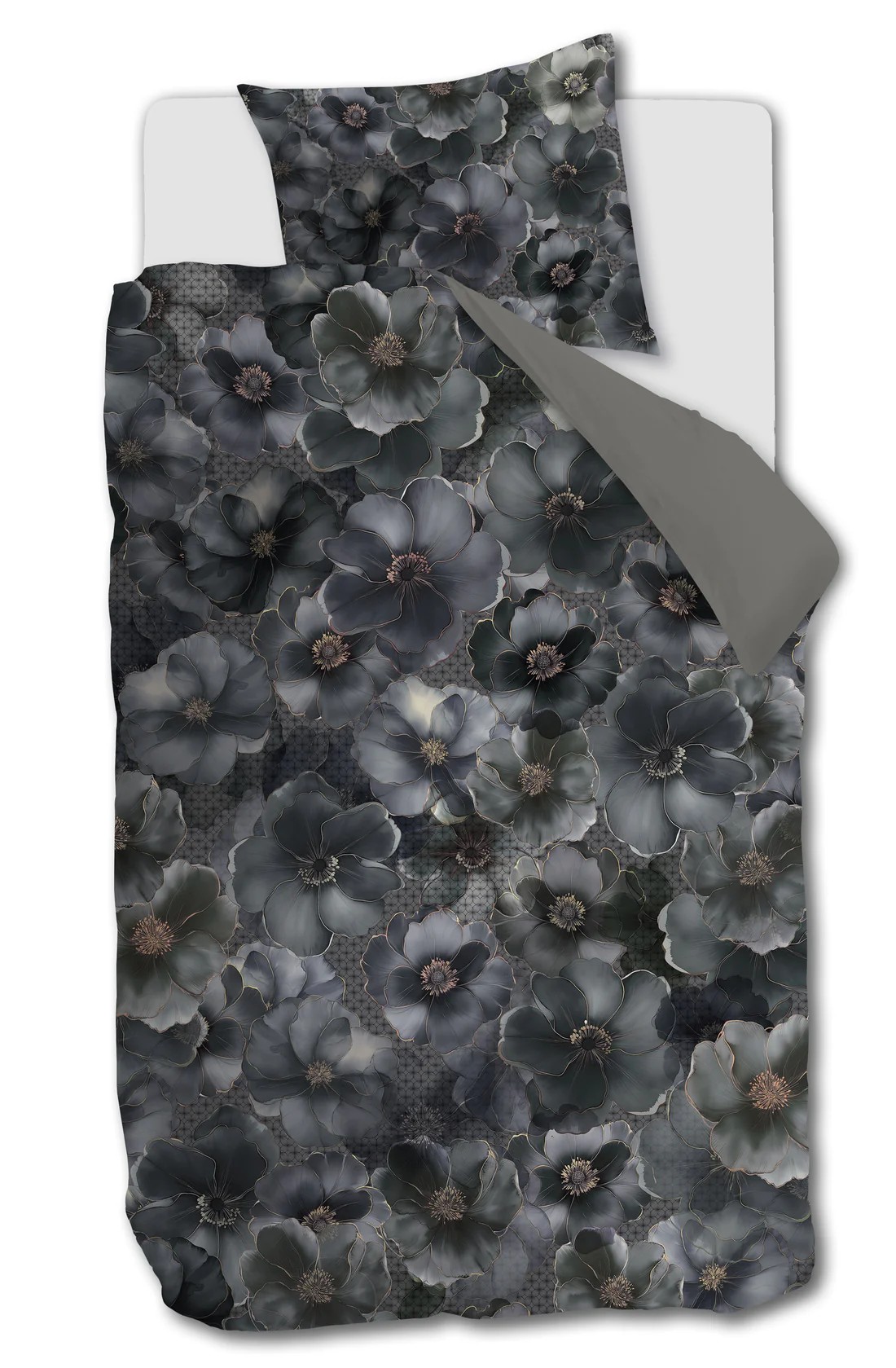 Kardol Decorum Grey Green 240x200cm Satijn - Afbeelding 2