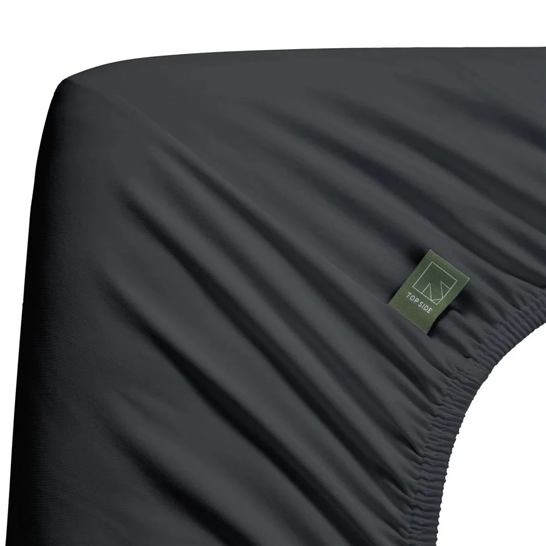 Hoeslaken splittopper Jersey str. DD 180x200cm grey