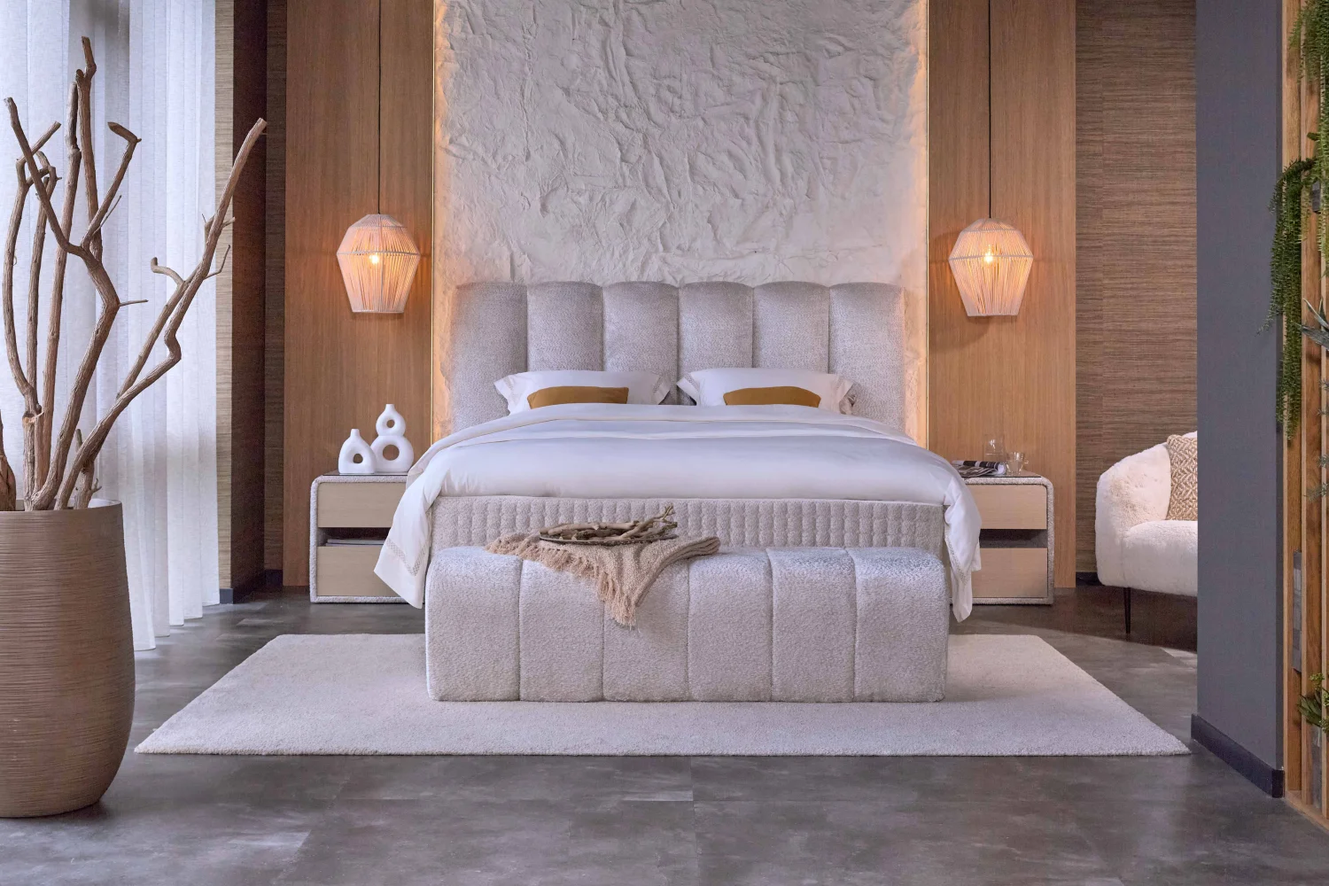 Boxspring Serta Ibiza 140cm hoog